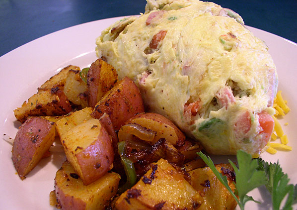 Omelet with Breakfast Potatoes